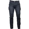 Generico Pantalone da Lavoro Jeans Uomo Elasticizzato Multitasche con Tessuto antiabrasione Modello Austin Tech Man (Nero, XL)