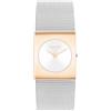 Calvin Klein Orologio Analogico al Quarzo da Donna Collezione CK PULSE con Cinturino in Maglia Metallica in Acciaio Inossidabile Argentato - 25100063