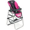 Bayer Chic 2000-Seggiolone per Bambole, Colore Pois Rosa, 655 12