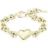 BOSS Jewelry Braccialetto a Catena da Donna Collezione HONEY LOVE in Oro Giallo con un Charm a Forma di Cuore - 1580639