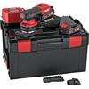 Flex Smerigliatrice orbitale a batteria OSE2-80 18-EC/2.5 Set (con batteria, caricatore rapido, a 4 livelli, multi-andro con regolazione della velocità 18 V) 532086