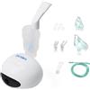 SCIAN Aerosol Portatile Silenzioso, Compressore Nebulizzatore con Bocchetto e Maschera per Adulti e Bambini, per il Common Cold, con Accessori Extra e Tubo Lungo NB-218C Accessori Completi