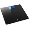 HomeFashion Bilancia Pesapersone elettronica digitale da bagno, piattaforma 28x28cm portata 180KG display retroilluminato controllo del peso