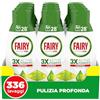 Fairy Platinum Detersivo Lavastoviglie Liquido, Gel Lavastoviglie, 336 Lavaggi, Confezione Da 12 Bottiglie, Extra Brillantezza, Profumo Di Limone