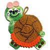 Crochet by Patty Presina ad uncinetto colorata a forma di lumaca 12x20.5 cm (43PRS) - Made in Italy