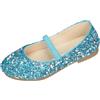 TRIWORIAE-Scarpe Principessa Bambina Bimba, Scarpe Glitterate per Ragazza, Scarpe con Paillettes Eleganti per Cerimonia Festa Rosa 23