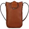 Kate Lee sac en Cuir Pochette Téléphone Fiolaine Cognac, Borsa in Pelle Donna