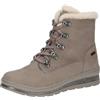 CAPRICE Stivaletti da donna con lacci foderati idrorepellenti, Beige (Taupe Nubuc), 40,5 EU