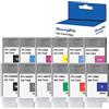 Woungzha Cartuccia d'inchiostro PFI106 PFI-106, compatibile per Canon PFI-106 per Canon Canon iPF 6400 6450 6410 6460 Stampanti (12 confezioni)