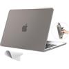 eleger Custodia non rigida compatibile con MacBook Pro 13 pollici M2 M1 A2338 A2251 A2289 A2159 A1989 A1708 A1706, versione 2022-2016, Cover anti-crepa, nero opaco