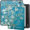 Vakarey per Kobo Libra Colour Cover,Ultra Sottile Con Copertura Automatica Accensione/Sleep Cover per Kobo Libra 2 Custodia 7 Pollici,Fiore