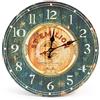 LOHAS Home 30cm Orologio da parete retrò Vintage Decor Silent Non Ticking Orologi al quarzo (Verde)