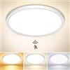 Plafoniera LED Con Rilevatore Di Movimento, LED Radar Lampada Sesor 24W