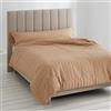AlexandreHouse Dúo de funda nórdica Amán Color arena - Cama de 180 cm. - Estilo seersucker