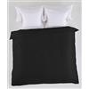 AlexandreHouse FUNDA NORDICA lisa color negro Cama de 180/200 (1 pieza) - 50% algodón / 50% poliéster - 144 hilos. Gramage: 115