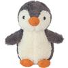 Zhlearda Peluche Pinguino, 35cm Morbido Pinguino Peluche, Simpatico Animale Peluches Pinguini, Pinguini di Peluches Grigio Bambola Regalo di Compleanno per Bambini, Presente per Ogni Età e Occasione