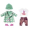 BABY born Deluxe Cappotto per Bambole da 43 Cm - Facile per Mani Piccole, Il Gioco Creativo Promuove L'Empatia e Le Abilità Sociali - per Bambini dai 3 Anni in su - Include Giacca, Leggings e Altro