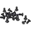 sourcing map M3,5 x 8 mm Phillips vite di fissaggio nero per computer portatile PC TV ventilatore interruttore audio 50 pz