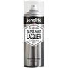 JENOLITE Lacca Trasparente Lucida | FINITURA CRISTALLO | 500ml | Sigilla, protegge e migliora | Multisuperficie | Resistente ai raggi UV e non ingiallente | Cassaforte per interni ed esterni