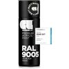 CL COSMOS LAC - Vernice spray nero opaco, bomboletta spray per fai da te da 400 ml, vernice acrilica, adatta per plastica, metallo e altre superfici (RAL 9005 - nero opaco)