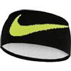 Nike M Seamless N100.2605.073.OS - Fascia per capelli, reversibile, colore: Nero/Light Bone/Volt