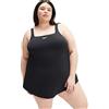 Speedo Donna Swim DreS Swimsuit | Swimwear, Black, 50