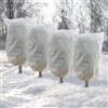DazSpirit 4 Pezzi 80x100 cm Cappuccio Protezione Piante, Copri Piante Inverno Tessuto Non Tessuto con Coulisse e Cerniera, Teli Antigelo Riutilizzabile Protegge da Inverno, Gelo, Insetti