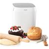 Panasonic SD-ZP2000WXE Macchina per il Pane Artigianale a Pagnotta Croccante, Cottura Senza Glutine, Doppio Sensore di Temperatura, 18 Programmi Automatici, Bianco