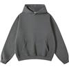 Hatant Felpe con Cappuccio da Uomo in Pile Pesante per Uomo Lavaggio Acido Felpa Atletica Felpa con Cappuccio Oversize Abbinata per Coppie, Grigio Scuro, Small