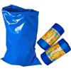 HOMESmith HSBB-010 BB2154221 - Sacchi per macerie resistenti, in plastica blu, 30 kg