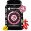 FITOCROMA® BERBERINA - Bioattivata con Tecnologia EMUBOOST™ + Silimarina, Innovativa fomulazione ad Elevato Assorbimento - 180 Capsule - Berberina integratore