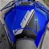 Resin Bike Adesivi Moto Compatibile con Suzuki V-Strom 800 SE 2023-2024 Blu. Protezioni Paraserbatoio da Urti e Graffi. Adesivi Resinati con Effetto 3D Made in Italy