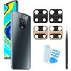YHX-OU Per Redmi Note 9 Redmi Note 9S Redmi Note 9 PRO Lente Vetro Camera Posteriore [2 Pezzi] con pinzette + 2 pezzi Camera vetro temperato