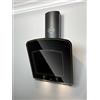GURARI Cappa aspirante GCH S 142 60 BL N 60 cm, cappa da parete retrò, vetro nero, 1000 m³/h, classe di efficienza A