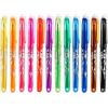 QIUJUNDE Set di 12 penne a sfera colorate e cancellabili set Per cancellare,Penna roller multicolore con mina da 0,5 mm, penna gel cancellabile, penna cancellabile per studenti, forniture per l'ufficio