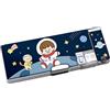 Hztyyier Astuccio per Matite Simpatico Cartone Animato Astuccio per Penna in Plastica Portapenne Multifunzionale a Doppia Faccia Grande capacità Materiale Scolastico per Bambini (Astronauta) School Supplies