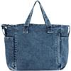 SUKUTU Donna Denim Tote Bag Borsa Tote di Grande Capacità Borsa a Tracolla in tela Borsa da viaggio Borse