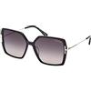 Tom Ford Occhiali da Sole JOANNA FT 1039 SHINY BLACK/DARK GREY SHADED 59/15/140 donna