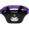 Hello Kitty Kuromi Marsupio Bambina con Cinturino Regolabile - Regalo Ragazza (Nero)