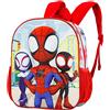 KARACTERMANIA Marvel Spiderman Traffic-Zaino 3D Piccolo, Blu, 26 x 31 cm, Capacità 8.5 L