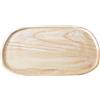 Wooden World Vassoio in legno di quercia, stile vintage, 31 cm, colore: marrone chiaro