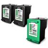Eurotone EuroPro 3x Cartucce compatibili per HP 2608 2610 5745 5940 5950 6520 6620 6940 6985 8049 8750 9803 sostituisce HP 339+344 CMYK