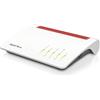 AVM FRITZ!Box 7690 (router DSL Wi-Fi 7 con 5.760 Mbit/s (5 GHz) e 1.376 Mbit/s (2,4 GHz), fino a 300 Mbit/s con supervectoring VDSL e ADSL2+, rete Wi-Fi, base DECT, versione in lingua tedesca)