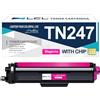 LCL Cartucce di Toner Compatibile TN243 TN247 TN-247 TN247M TN-247M | Sostituzione per Brother HL-L3210CW HL-L3230CDW HL-L3270CDW MFC-L3710CDW MFC-L3750CDW MFC-L3770CDW MFC-L3730CDW(1Magenta)