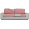 ECOMMERC3 | Copridivano universale e versatile M - Copridivano colore rosa, facile da posizionare per schienale, seduta e bracci