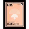 Grupo Erik Cornice 30 x 40 cm Nera - Portafoto da Parete in MDF Effetto Legno per Poster, Quadri, Puzzle o Foto | Cornice da Parete con Accessori per Appendere Inclusi e Packaging Protettivo