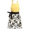 dii 100% cotone, alla moda e di tendenza Daisy gonna da cucina Chef grembiule, collo e in vita regolabile Fascette, lavabile in lavatrice, ricamo area disponibile, perfetto per cottura, forno, crafting & More Margherita Black