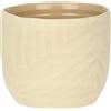 Rituali Domestici - Cachepot L in ceramica, 22,5x22,5cm, profondità 18cm, collezione Sulledune