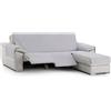 ECOMMERC3 | Copridivano Chaiselong Mini destro imbottito e antiscivolo - Copridivano Chaiselongue grigio protezione completa, comfort e stile in design regolabile e lavabile