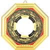 Buachois Specchio Bagua,Cinese FengShui Dent Convesso Bagua Specchio,Specchio Bagua in Legno Convessa per Affari Domestici Lucky, 13,5 Cm/5,3 Pollici(Convesso)